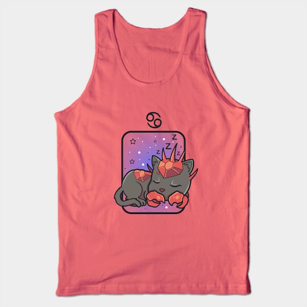 Cancer Zodiac Sign Tank Top by SirPhoenix